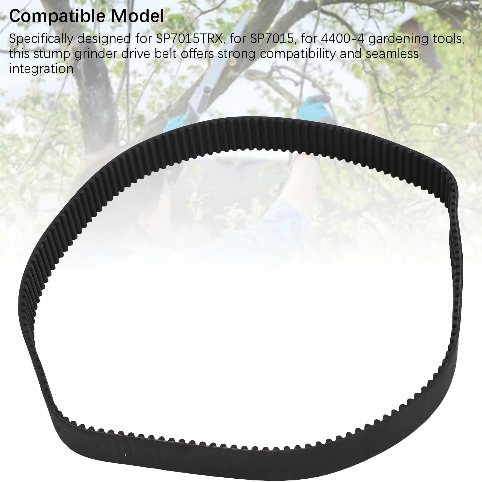 Cryfokt Correa de Transmisión de la Amoladora Holandesa, 0400123 Cinturón de Conducción 6.7 Cm de Ancho Impactante Núcleo de Nylon Ruido Interno bajo con No, Más Suave Amortizado para Más Suave para