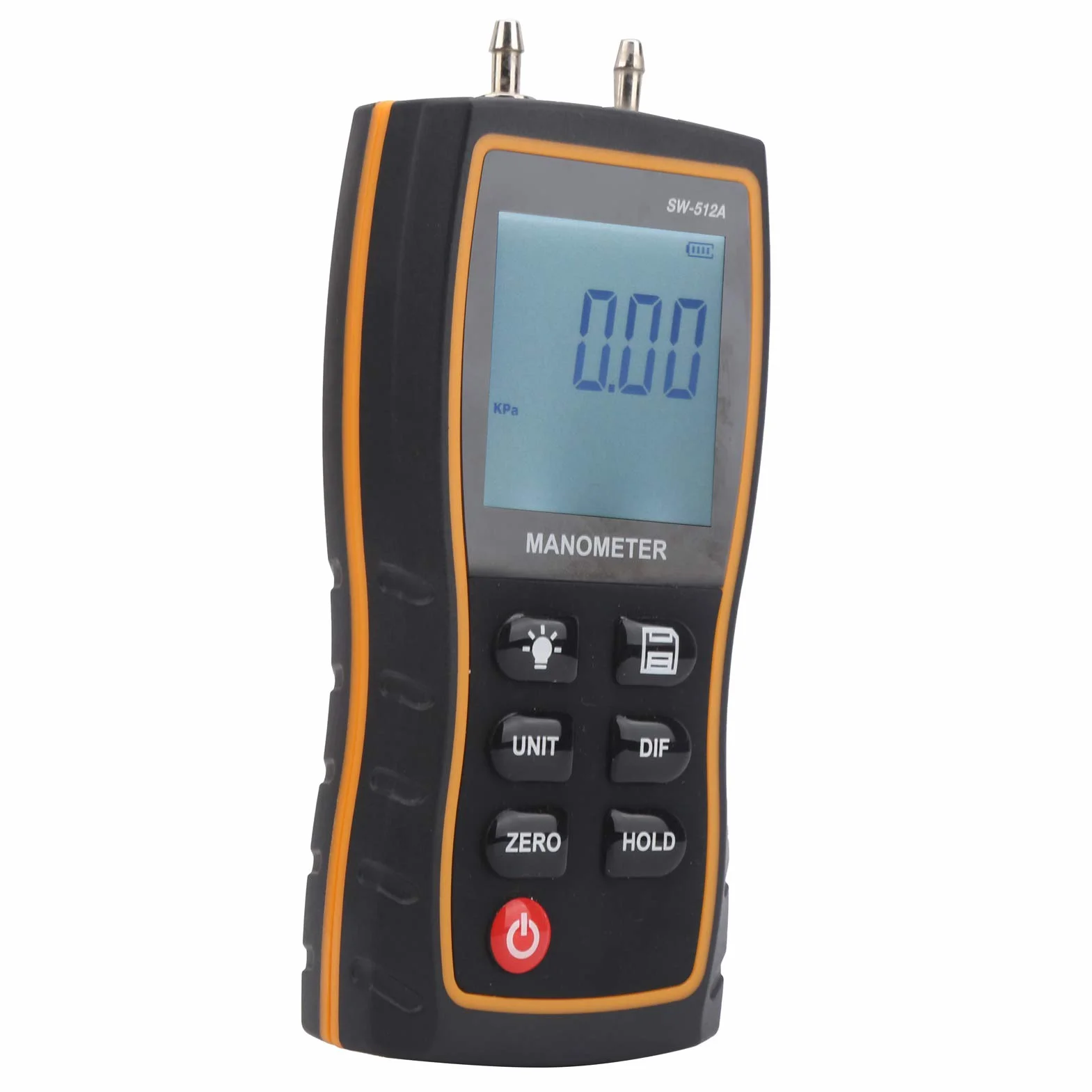 Haofy Manómetro Digital de Mano, Medidor de Presión de Aire para Sistemas de Ventilación y Aire Acondicionado, Herramienta Práctica para Inspecciones de Salas Limpias