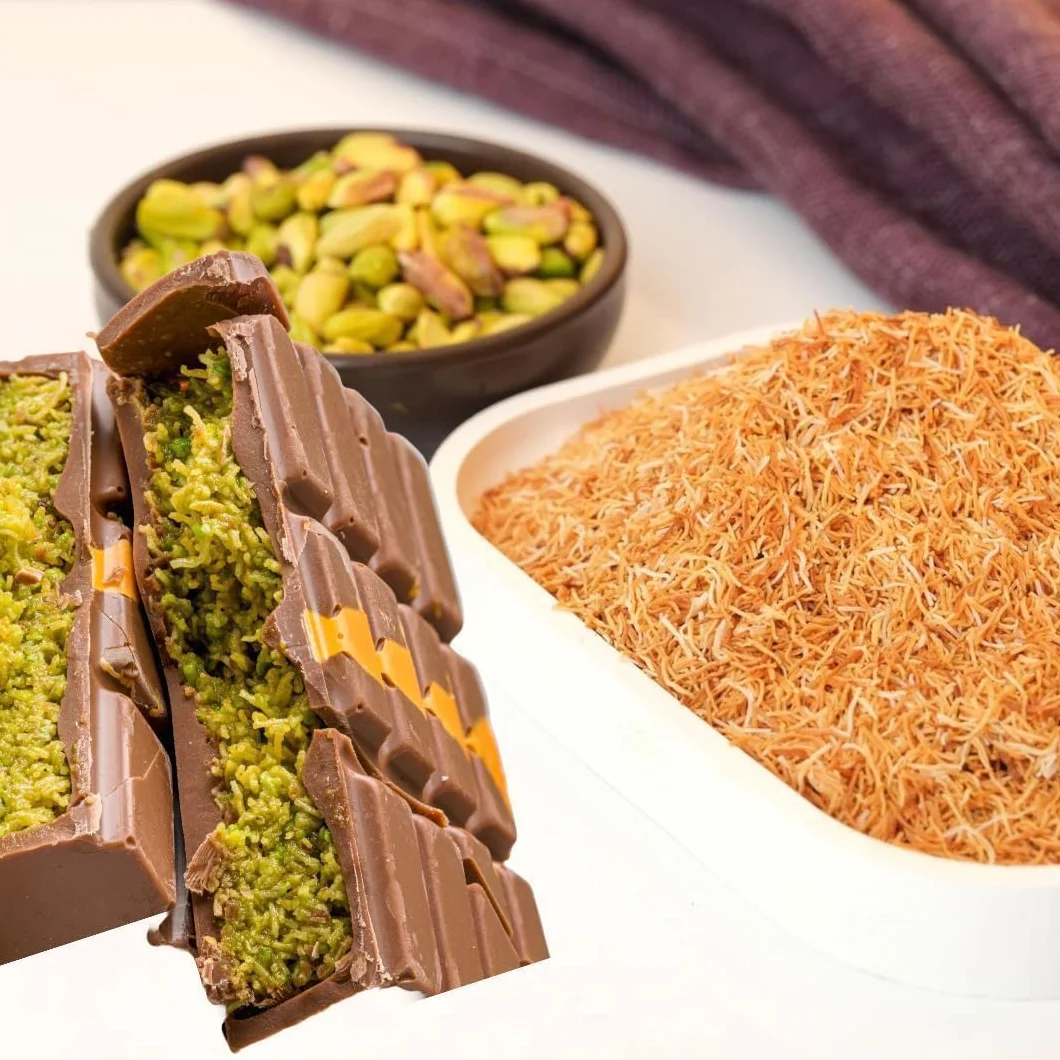 Kadaif Dubai Chocolate Asado Cabello de Ángel 200g Postre Oriental Kunefe Crujiente Kataifi