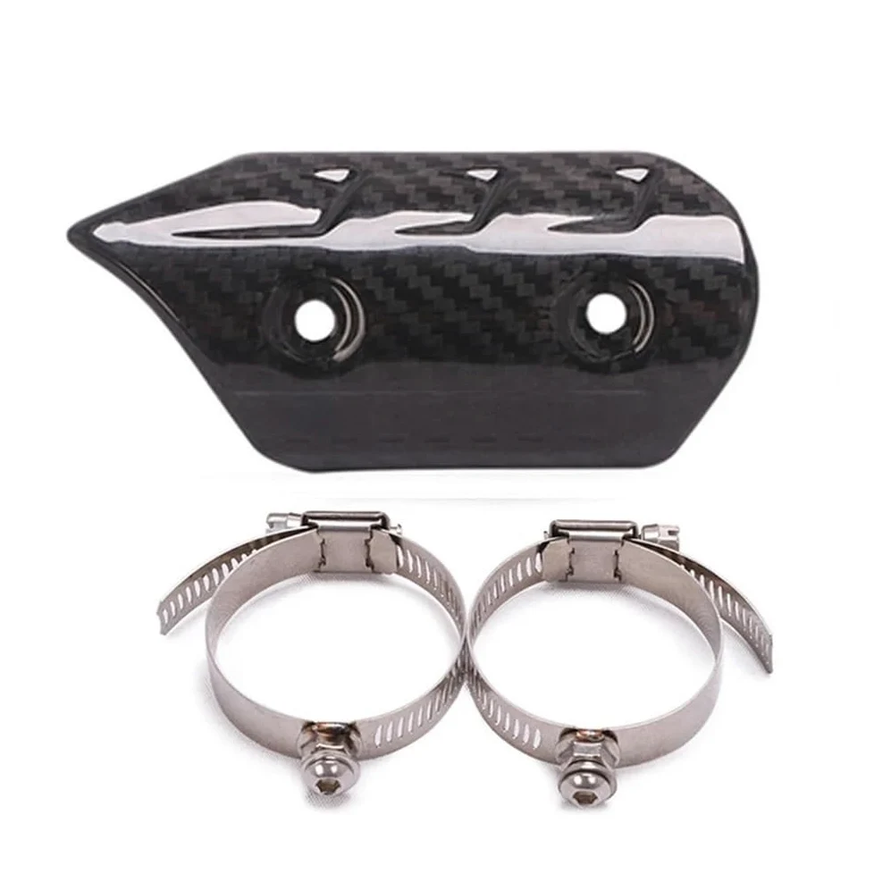 Deflectores Calor Escape Cubierta De Protección Térmica para Tubo Escape Motocicleta Universal Aislamiento Térmico Protector Silenciador Antiescaldaduras De 38mm A 45mm