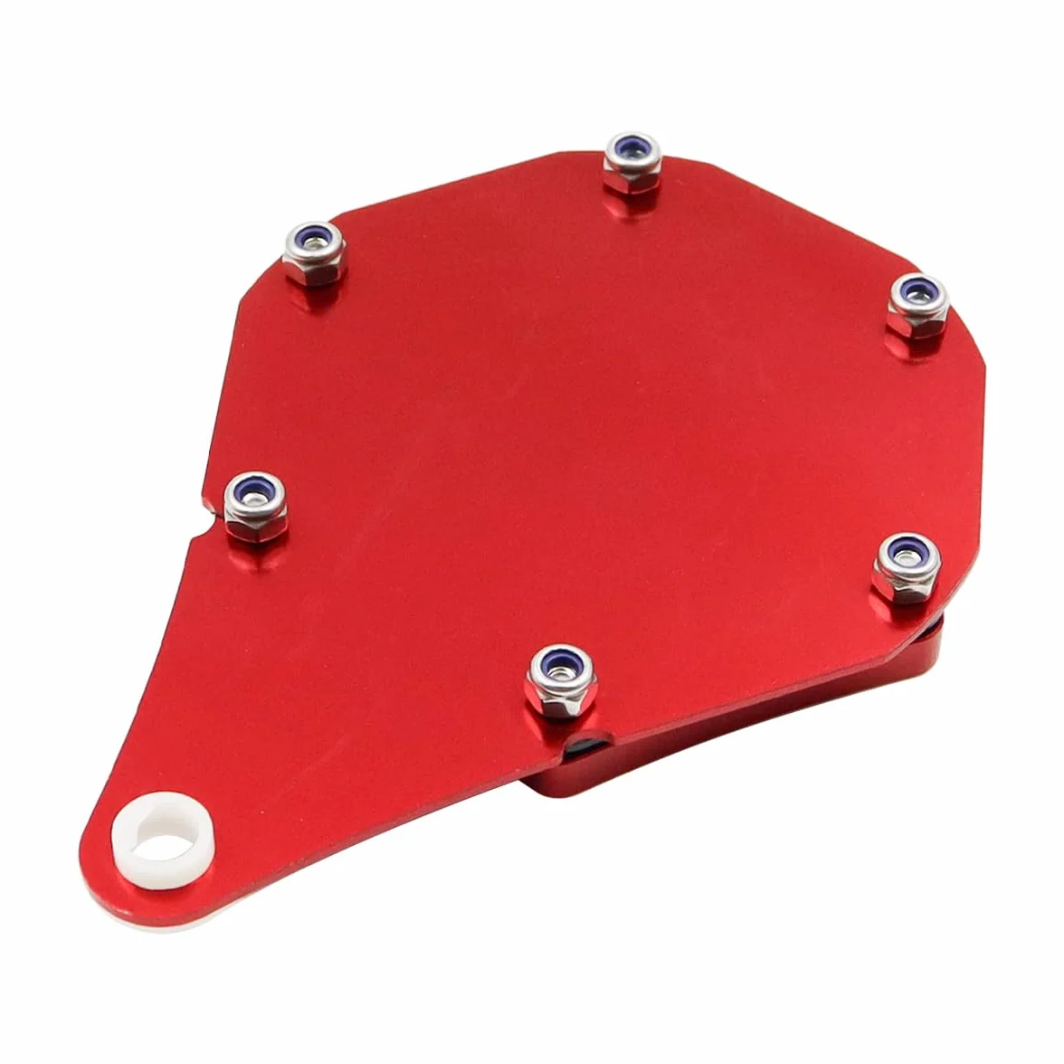Soporte de Disco de impuestos Aleación de Aluminio Soporte de Disco de impuestos de Motocicleta Soporte de Permiso de Motocicleta -Rojo