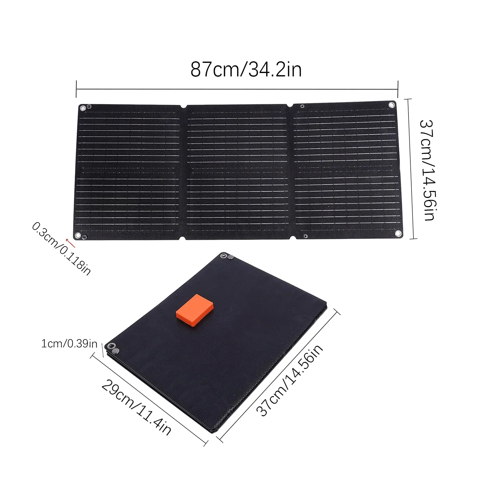 Cargador solar de batería de coche – Cargador de panel solar de 200 W, generador de batería, plegable, flexible, mantenedor automático de 12 a 24 V para viajes al aire libre, coche, vehículo, camión