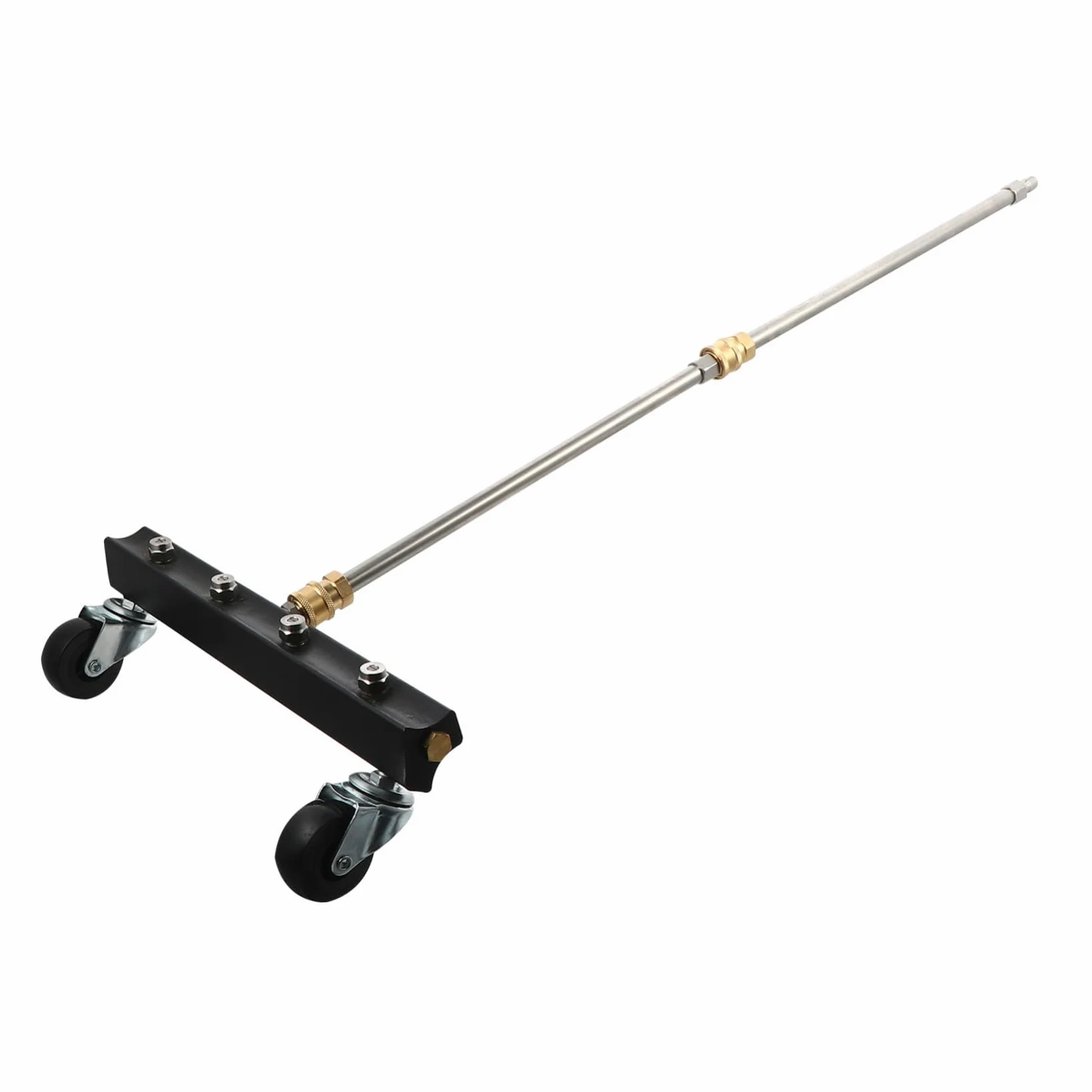 Cepillo de Acero Inoxidable y Latón para Limpieza Rueda Giratoria para Hidrolavadora de Chasis de Coche y Suelos en Vehículos Comerciales