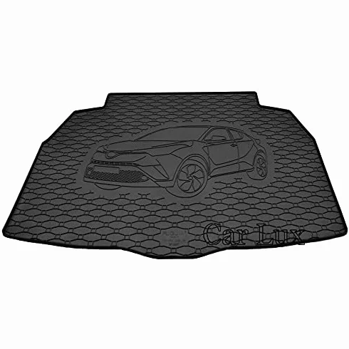 Car Lux DUO06036 - Alfombra Protector Maletero + Alfombras Alfombrillas de Goma a Medida para Toyota C-HR CHR Desde 2016-