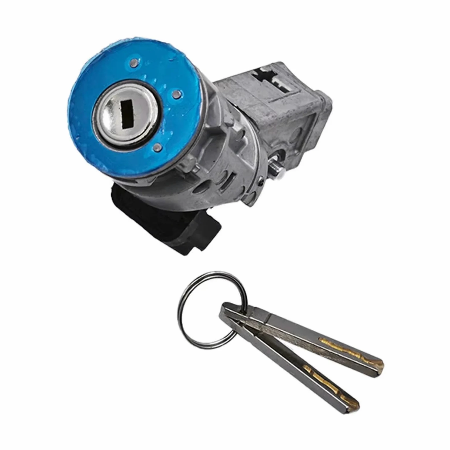 Cilindro contacto con llaves Cilindro Cerradura Puerta Automóvil Compatible Con CITROEN Para C4 2004 2005 2006 2008-2016 7B1K16C 4162PT Interruptor Bloqueo Arranque Encendido Con 2 Llaves