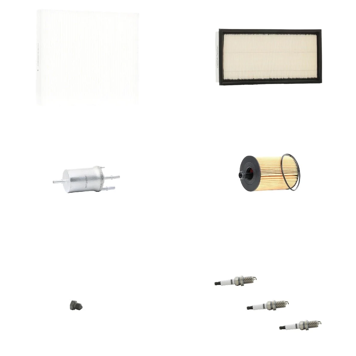 RIDEX 4682P8422 Kit de servicio con juntas Gasolina