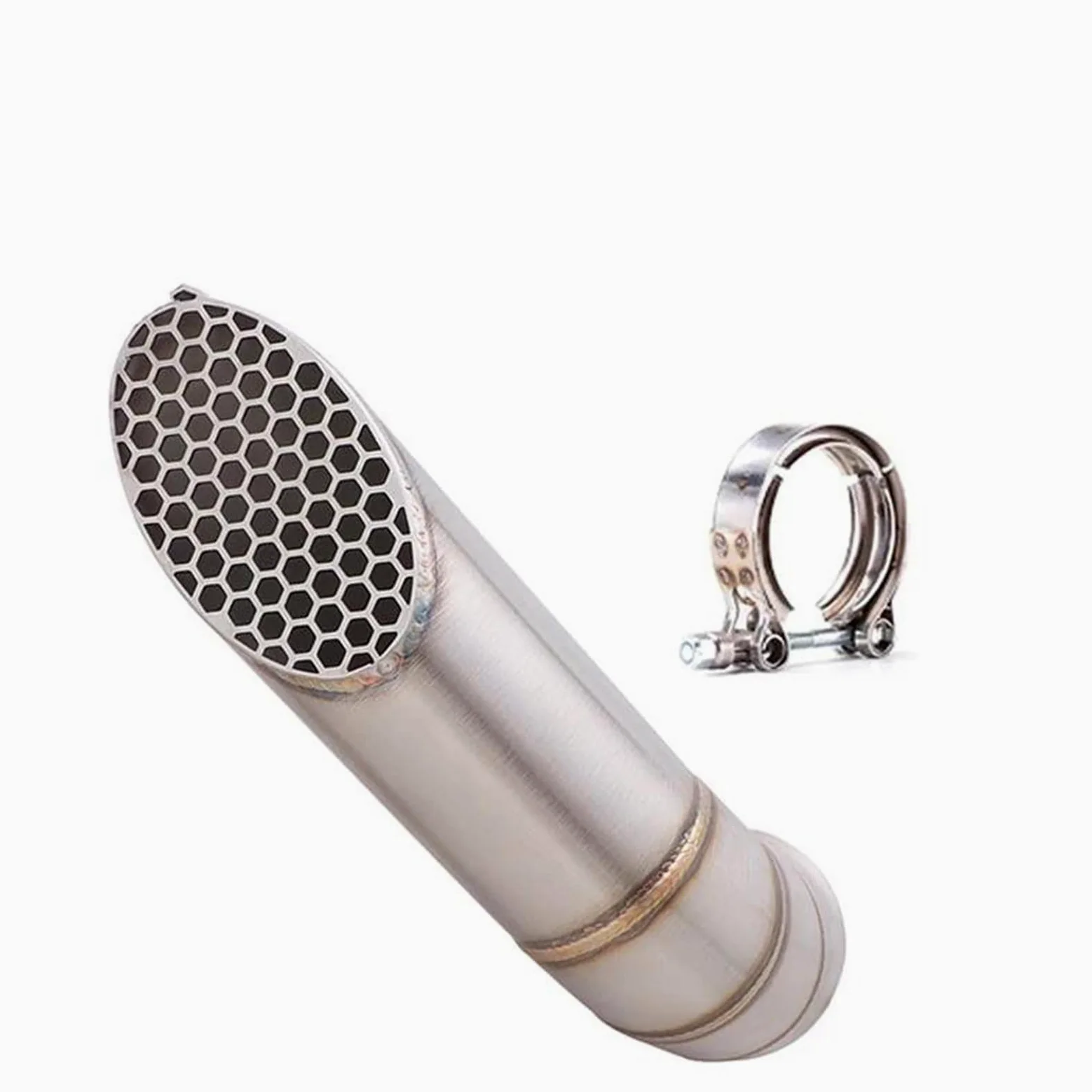 Genérico Silenciador de Escape Accesorios para Motocicletas: Silenciador Colector Escape para Duke 125 250 390 RC125 RC390 2017-2021