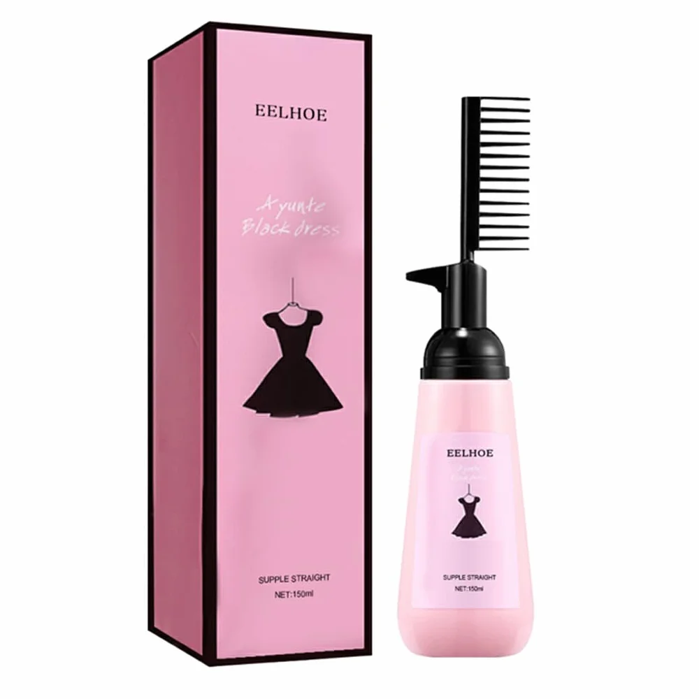 Crema para alisar el cabello rizado alisador portátil nutritivo