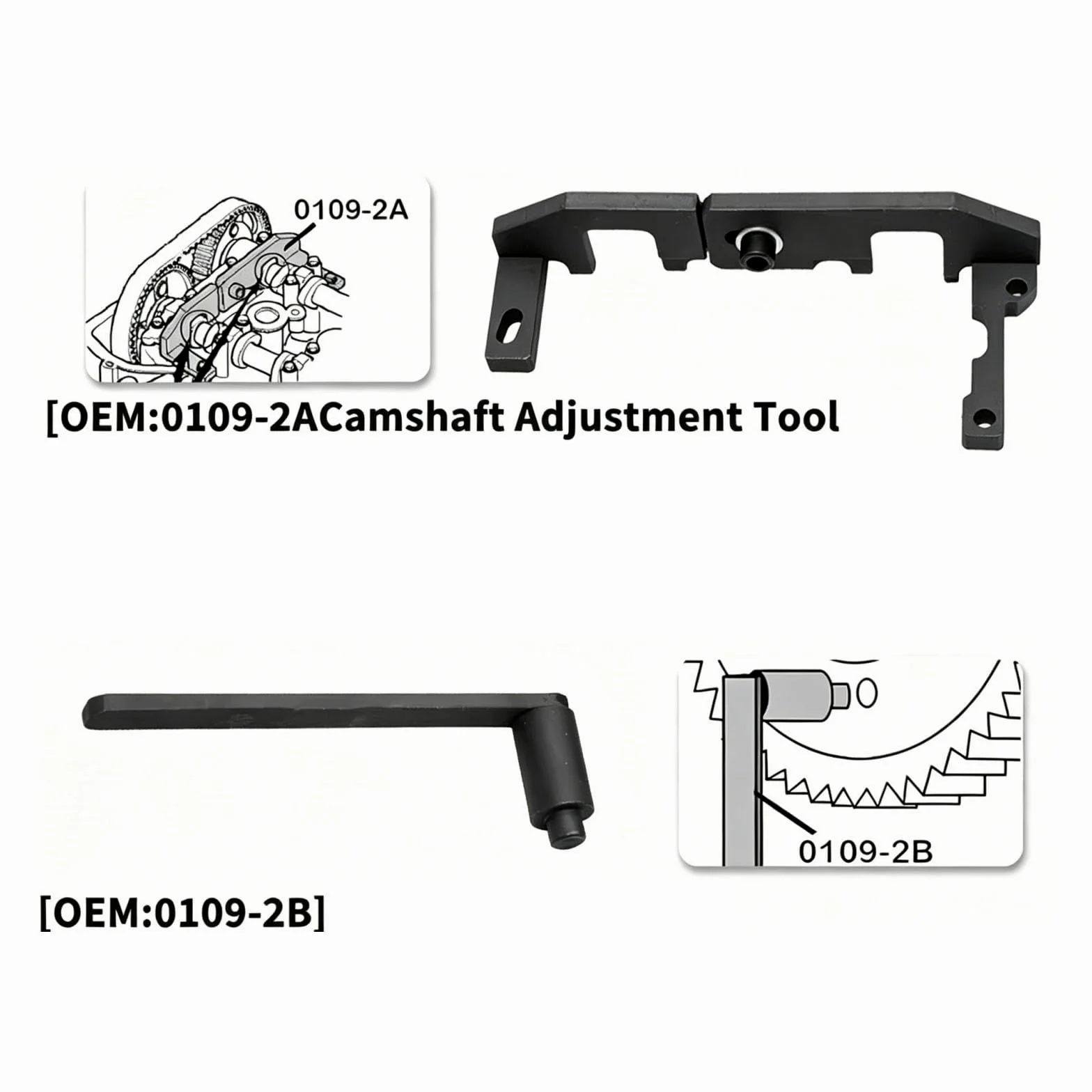 Compatible con Peugeot para 308 2013-2015 para 2008 2013-2015 Kit Herramientas Sincronización Alineación Motor Conjunto Accesorios Herramienta Calado Motor