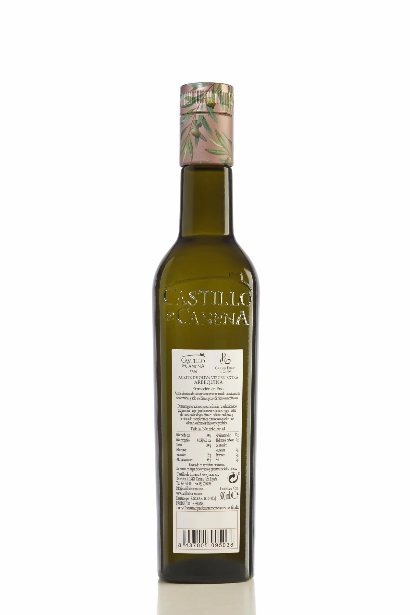 Aceite de Oliva Virgen Extra CASTILLO DE CANENA Arbequina Reserva Familiar