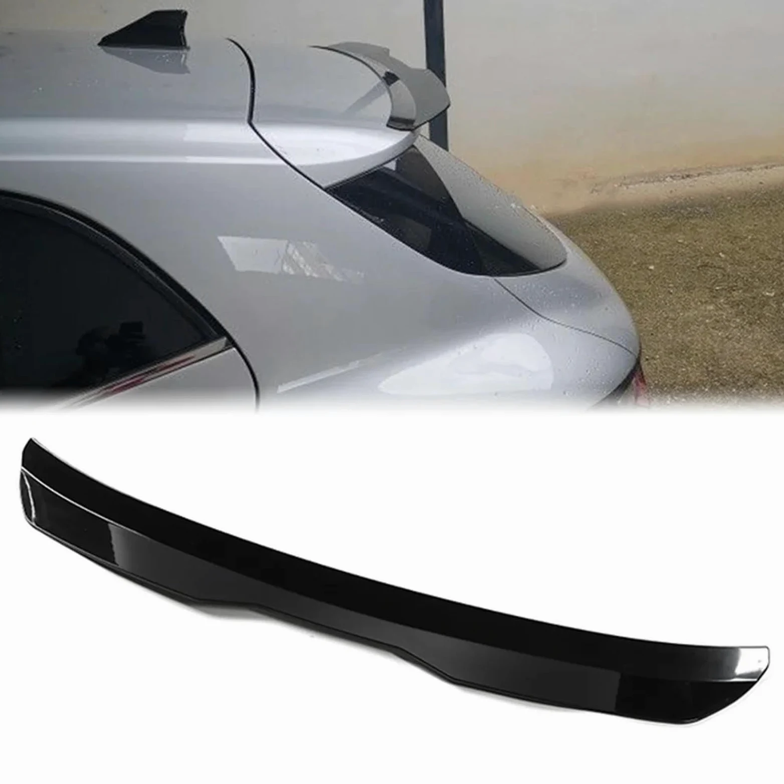 Alerón de Techo Trasero para Coche, Accesorios de estilismo para Renault Megane 4 IV GT Sport Tourer 2016-2022 Hatchback, alerón Trasero para Maletero