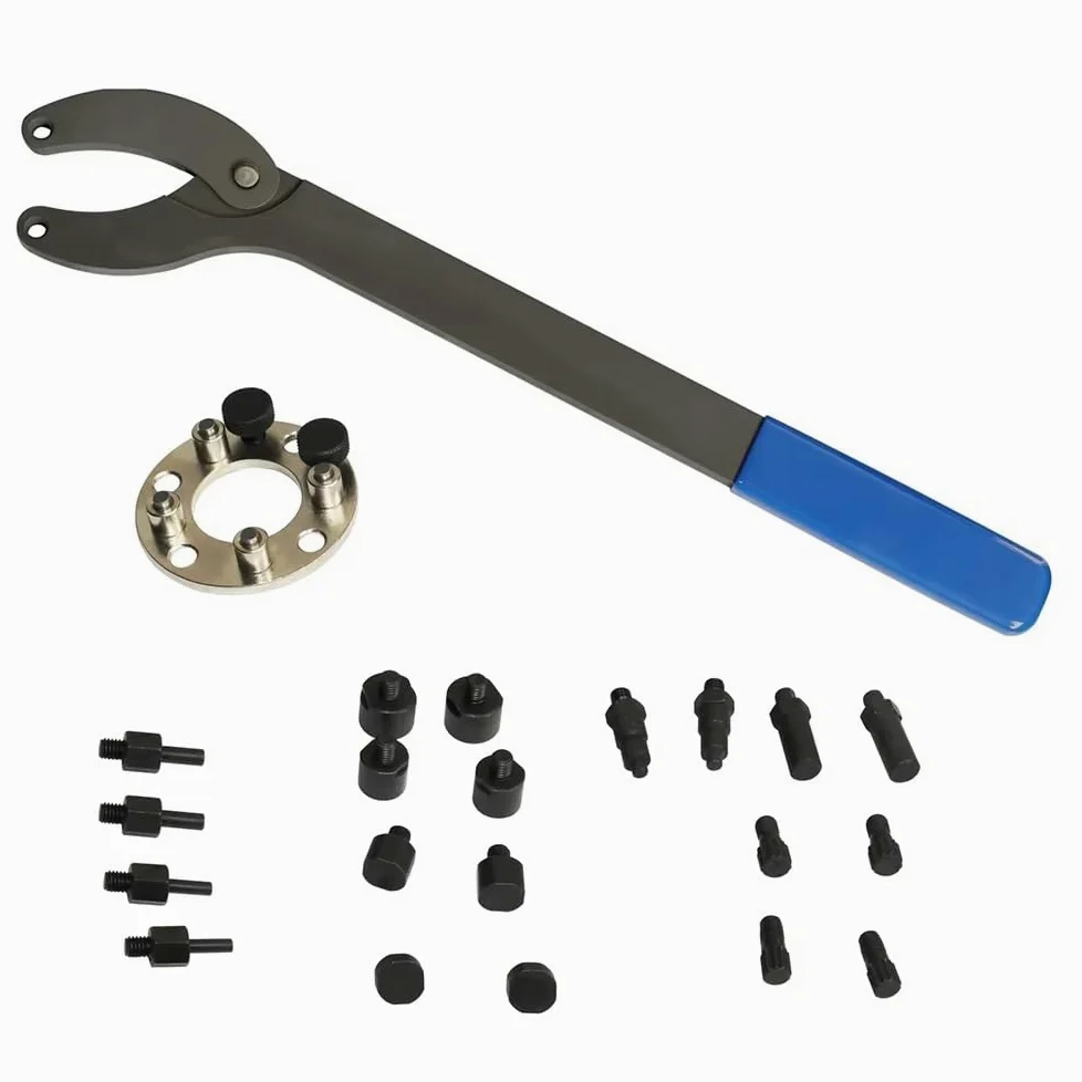 Pasador bloqueo del tensor Compatible Con A3 A4 Para Q3 2000 2001 2002 2003 2004 2005 1.2L 1.4L 2.0L EA211 TFSi T10172 Kit De Herramientas Para Desmontar Montar Polea Correa Rueda El Eje