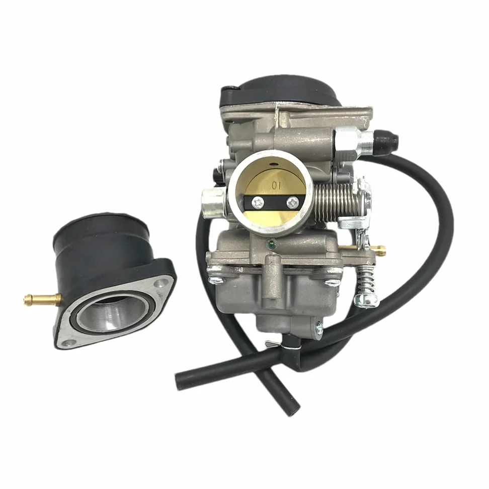 carburador de desbrozadora de gasolina Carburador de 30mm con colector admisión para Jianshe para Loncin Bashan 250cc Atv para Quad Atv250 Js250 Carb