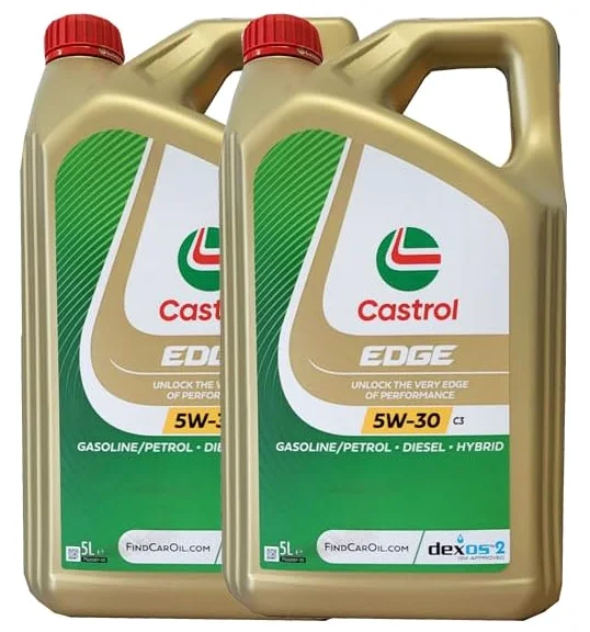 2 x 5 l = 10 litros Castrol Edge Titanium fsttm 5 W de 30 C3 Motor de aceite motores de aceite
