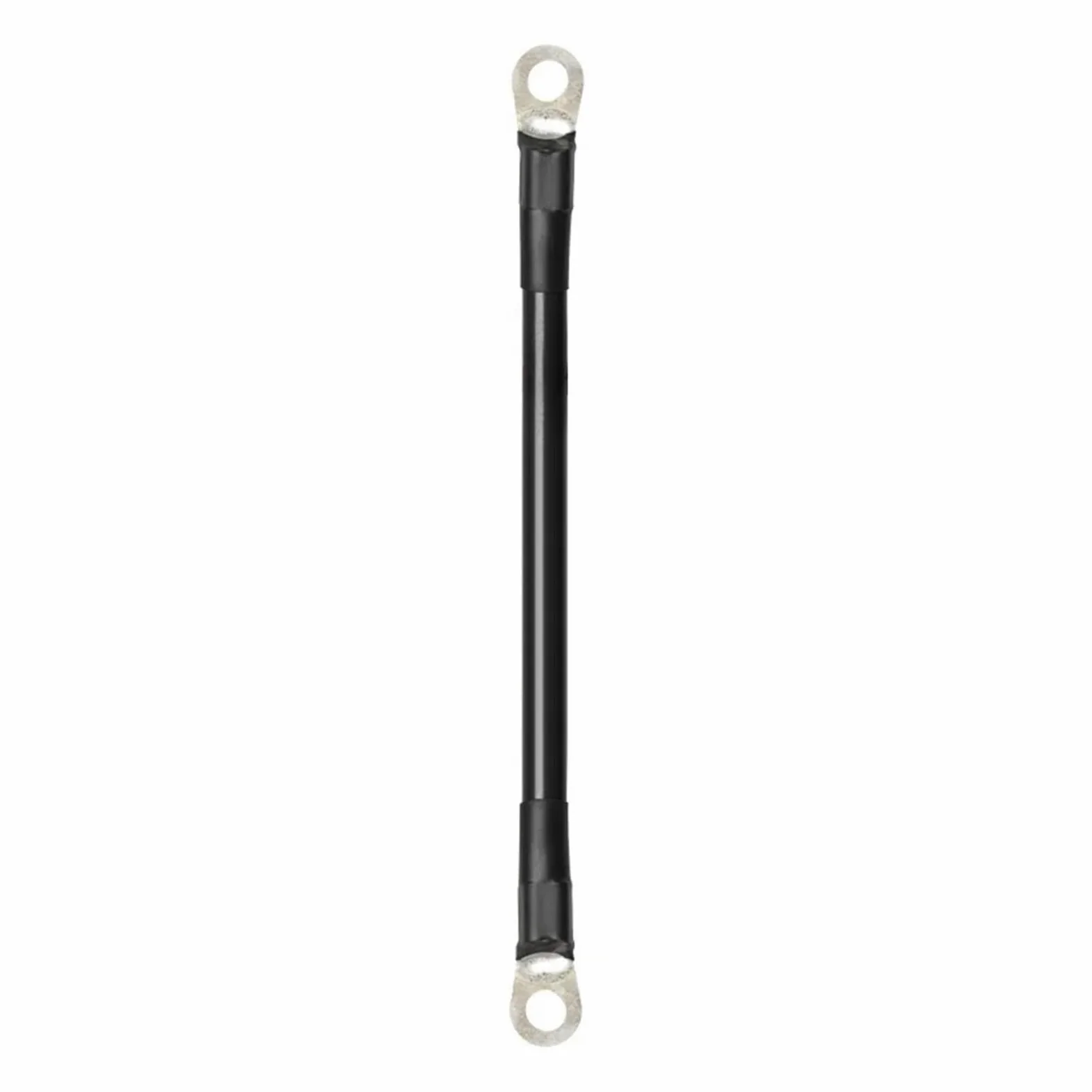 Cable inversor de batería 8 6 4 2 AWG conector de Cable de cobre trenzado con Cable de puente de tierra de soldadura for coche RV barco arranque Solar(Black,M10-M10_2AWG 35MM2_80CM)