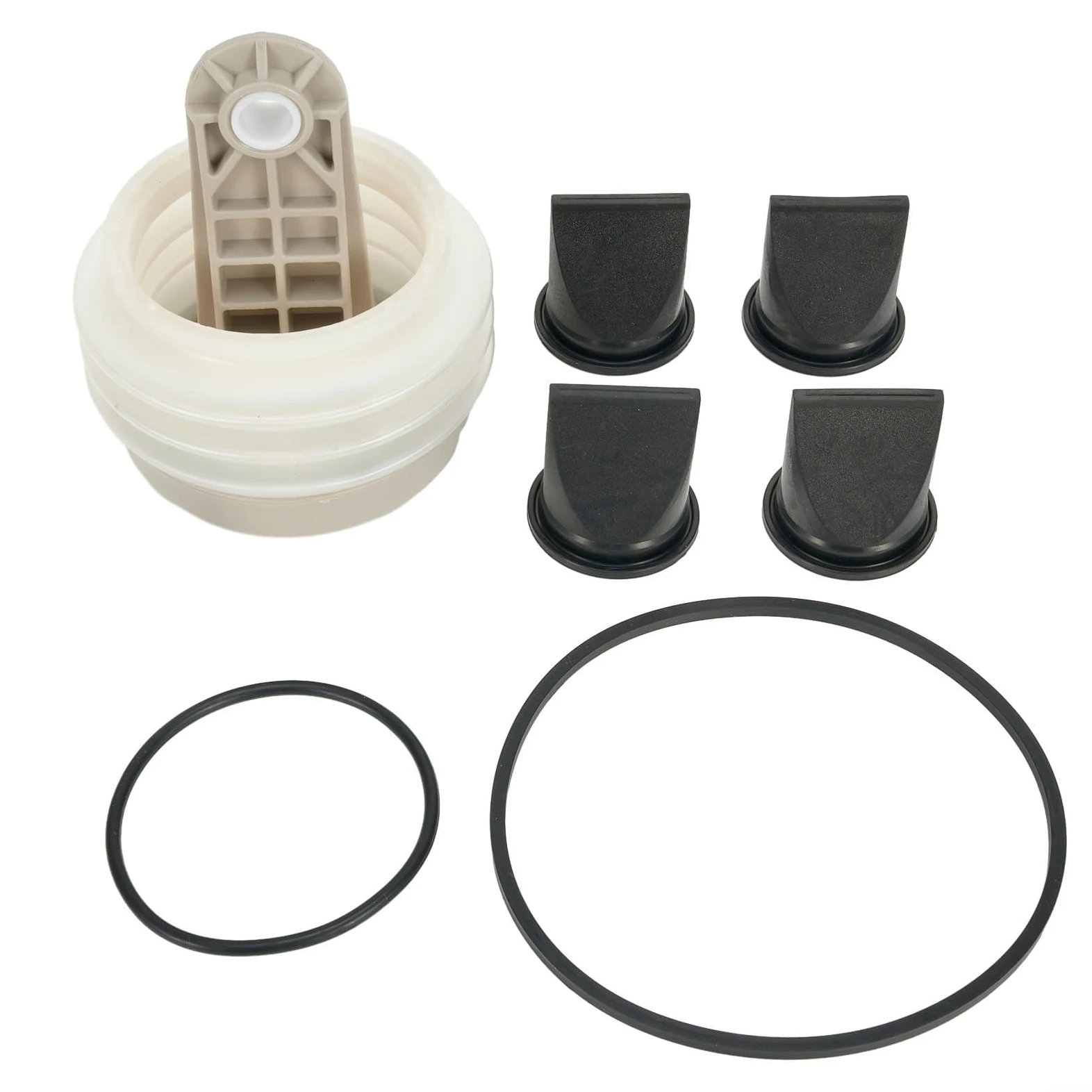 FUBESK Kit de fuelle de bomba con 4 válvulas de pico de pato y 2 juntas tóricas para Dometic Sealand VG4, VHT, S, J, T Series bombas de vacío y descarga, sustituye a 385230980, 385310076, 385310151