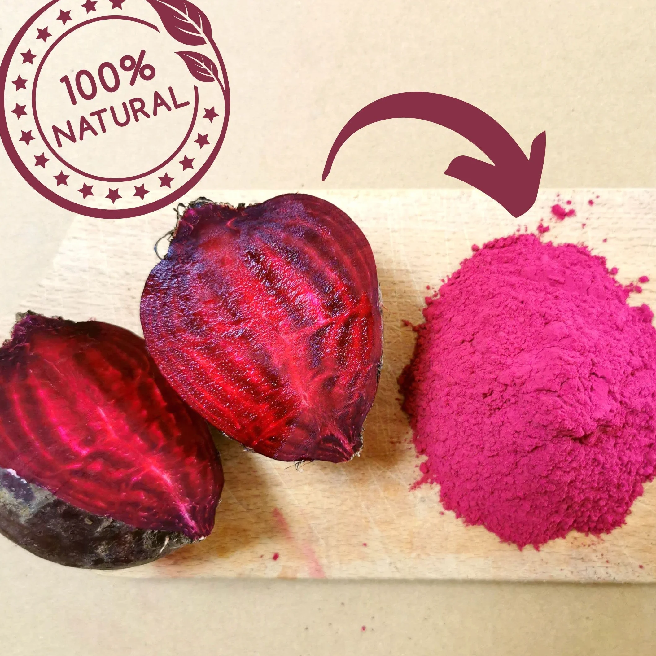 Remolacha Liofilizada 100% Natural Freeze Dried Beetroot Chips ZingyZoo