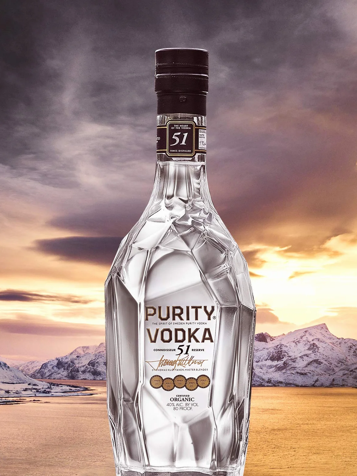 Purity Organic Vodka Connoisseur 51 Reserve 700ml