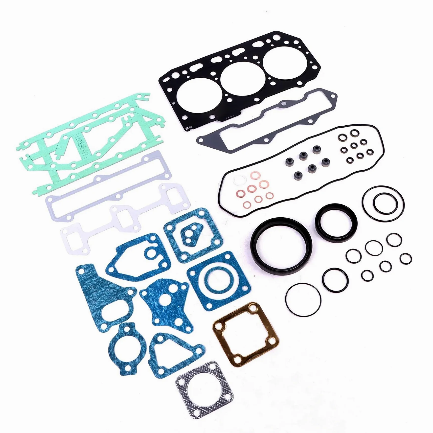 SINOCMP YM729150-92910 YM129001-01340 Kit de juntas de revisión del motor compatible con Yanmar 3TNV88 miniexcavadora cargadora de dirección carretilla elevadora