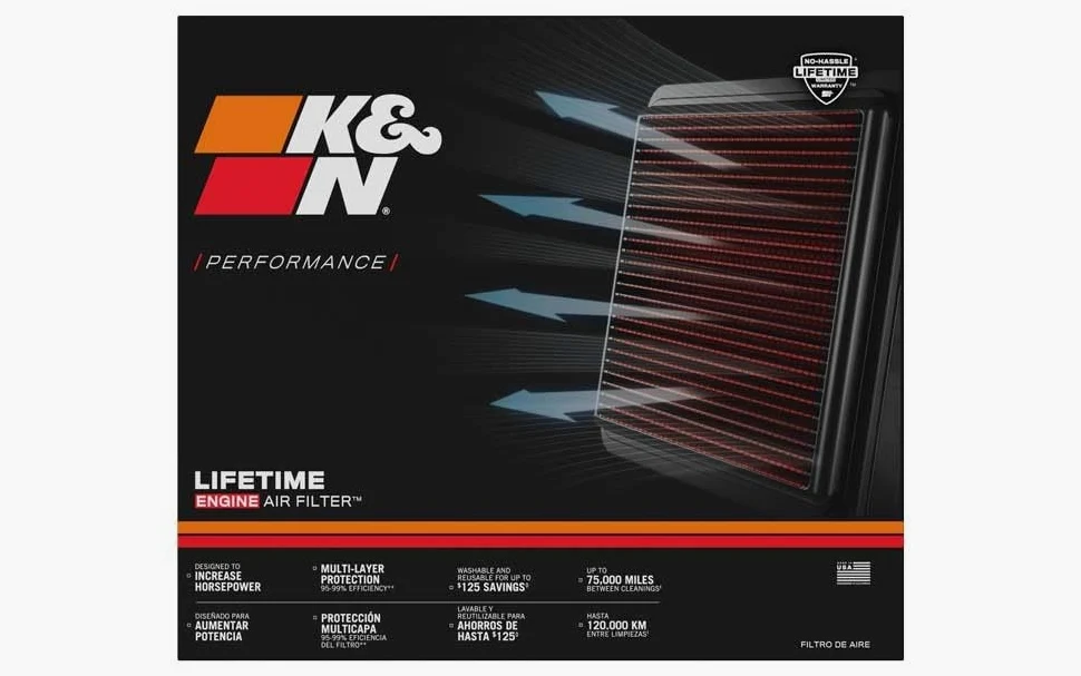 K&N 33-2393 Filtro de Aire Coche