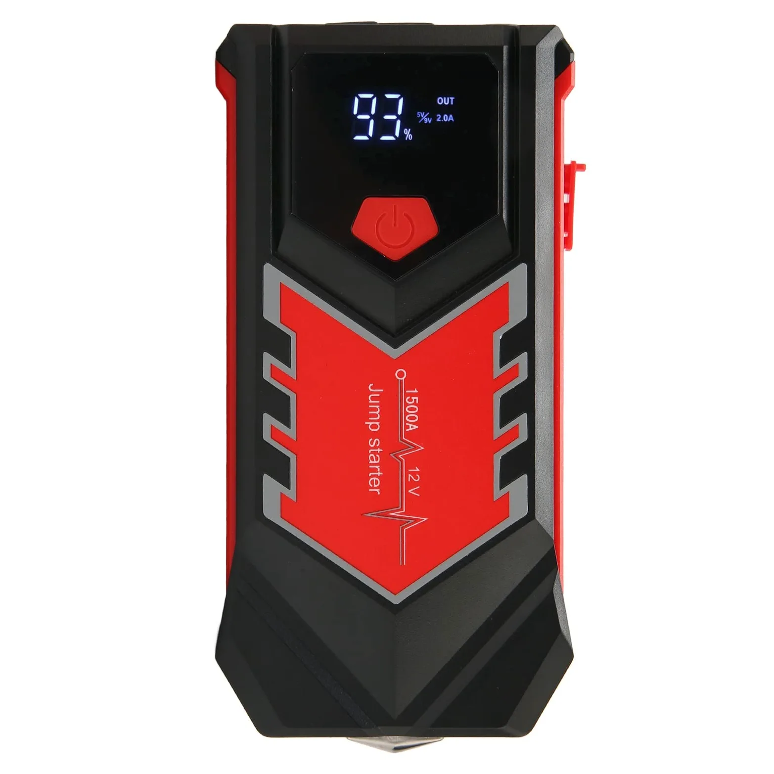 Arrancador de Coche 3000A Potente Arrancador de Emergencia para Todos los Vehículos de 12 V, Portátil y Ligero, Capacidad de 59800 MAh