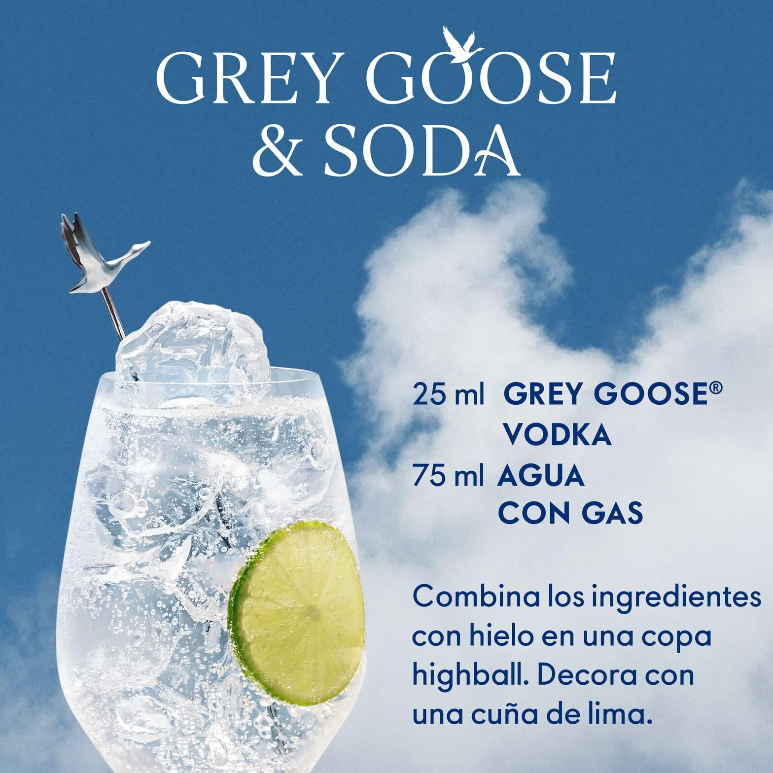 GREY GOOSE Vodka Prémium Francés 40% vol. 70 cl 700 ml