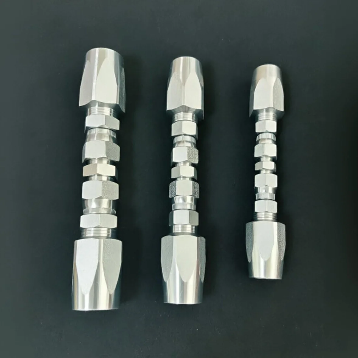 Kit de reparación de manguera hidráulica 4000 PSI 3 piezas 1/10.2 cm 3/20.3 cm 1/5.1 cm para mangueras R2 R16 R17 R19
