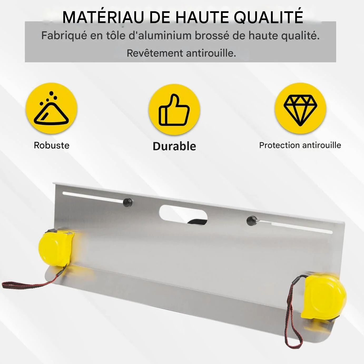 Kit de Alineación de Ruedas Genérico | Kit Placas Geometrie Ruedas - Placas de Medición Precisas y Robustas para Equipos de Garaje y Automóviles