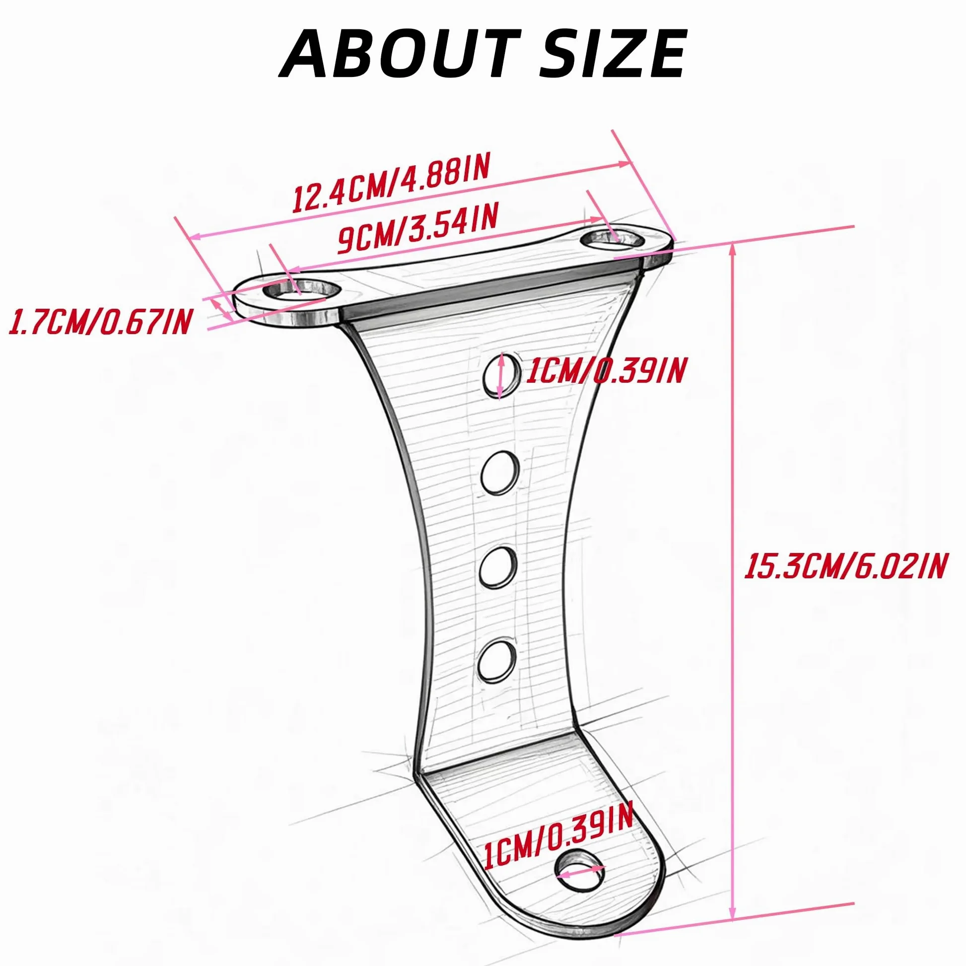 Faro Delantero Moto para Touring, para Cafe, para Racer, CPara Hopper, para Bobber, Motocicleta, Luz LED Cuadrada, Rectangular, Conexión De Faro Doble(Connecting Bracket)