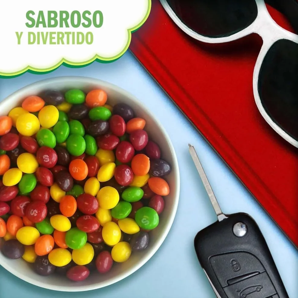 Skittles Caramelos Masticables Bolitas Sabores Afrutados 15 x 152g