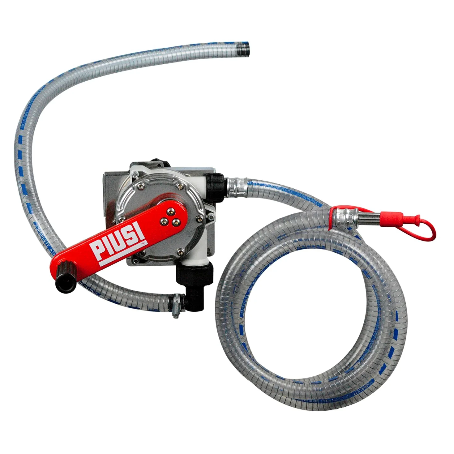 PIUSI Bomba de Mano para Transferencia de AdBlue/Urea/DEF, Agua y Anticongelante con Soporte para Tanque IBC, Capacidad 38 litros por 100 giros | Bomba de Mano Piusi IBC F00332B0A | Producto técnico para repostar y trasvase de solución AdBlue