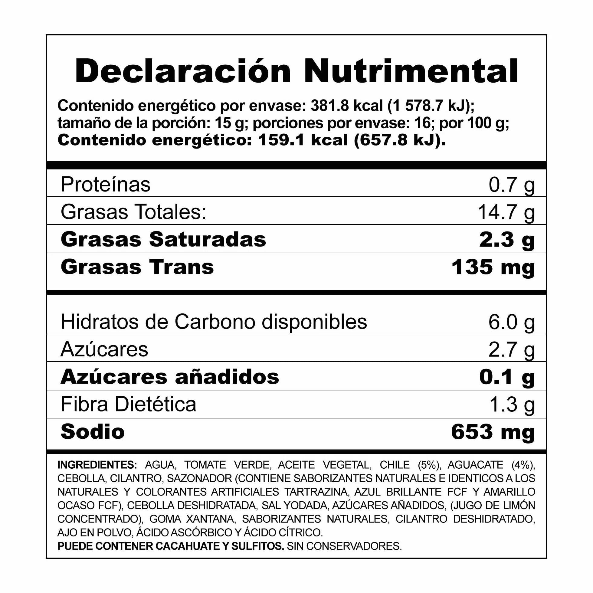Herdez Salsa Guacamole 240g (12-pack)