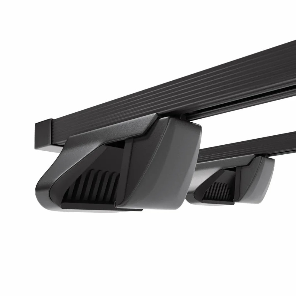 Mossa Barras de Techo Acero aptas para Dacia Duster II SUV 2018-2024 Negro | railing