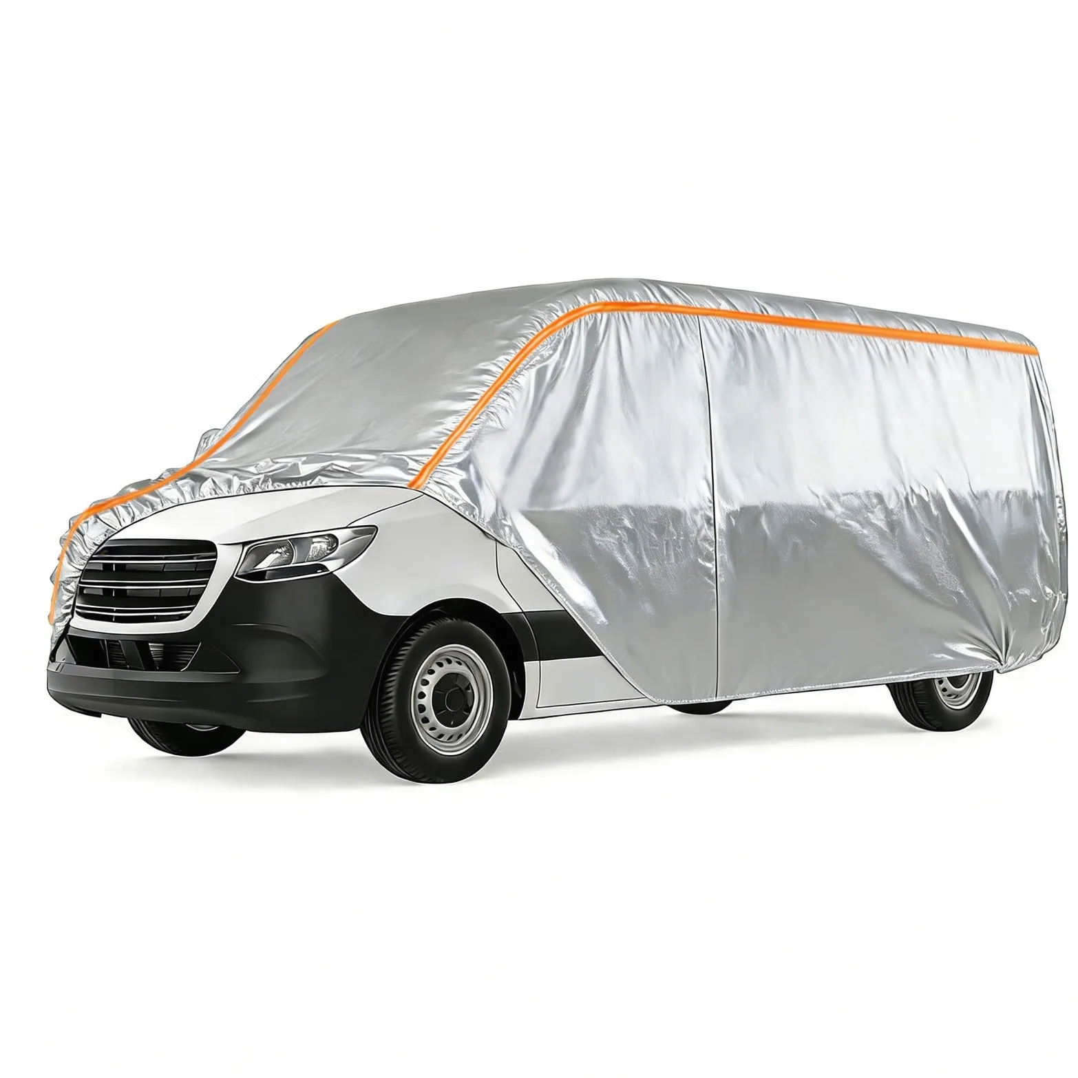 Fundas De Coche para Ford Transit Custom Nugget/Kombi L1 Van 2023-2025, Anti-UV, Resistente Al Polvo Lluvia Nieve protección para Todo Tipo de Clima