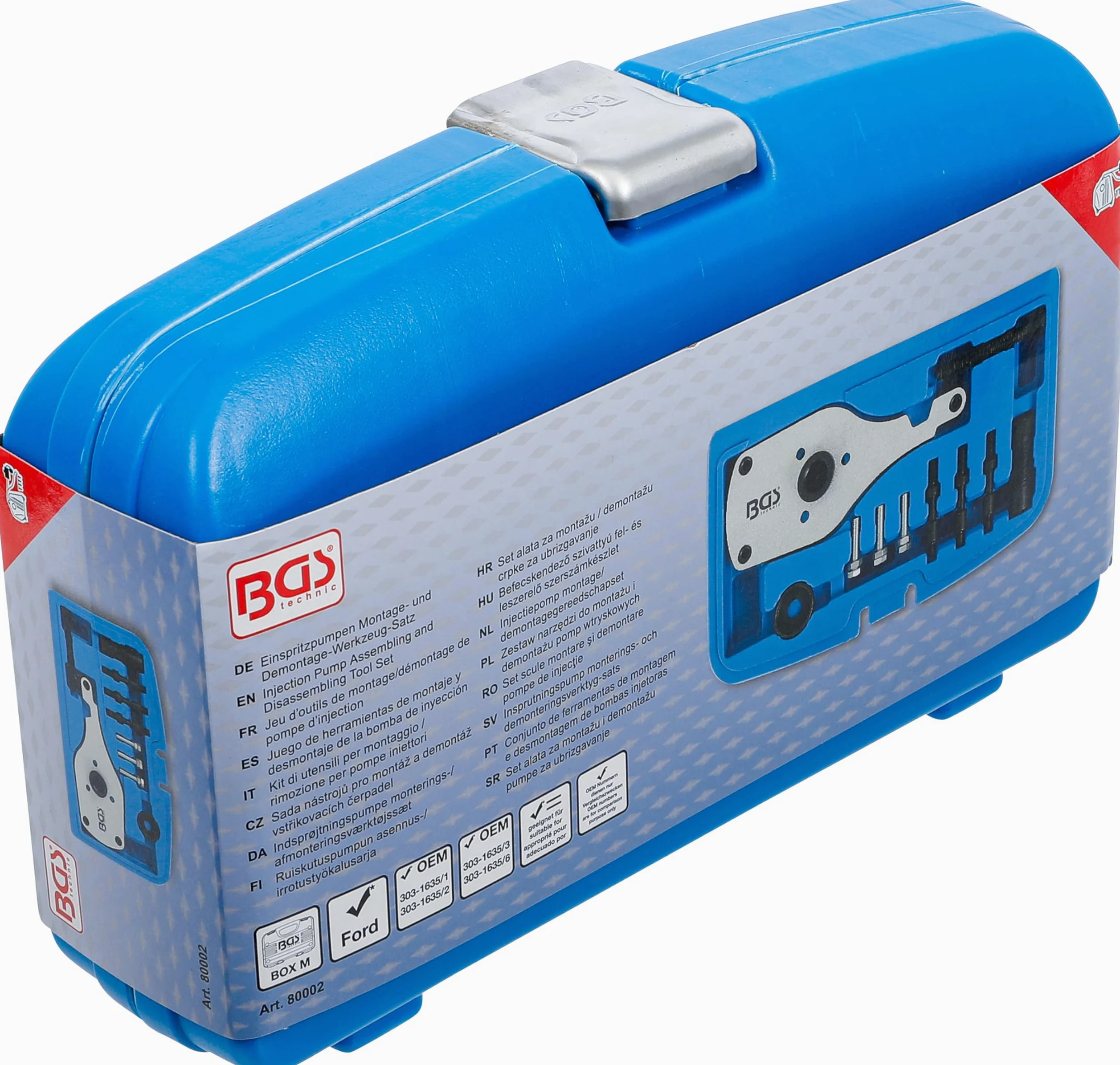 BGS 80002 | Juego de herramientas de montaje y desmontaje de la bomba de inyección | para Ford 2.0 ECOblue