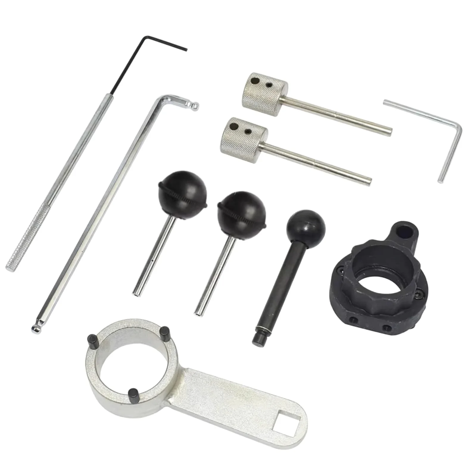 Kit De Herramientas Ajuste Bloqueo Árboles Levas Sincronización Del Motor T10264 Compatible Con Seat 2012-2025 Motores Diésel 1.6 2.0 TDI CR Common Rail Pasador bloqueo del tensor