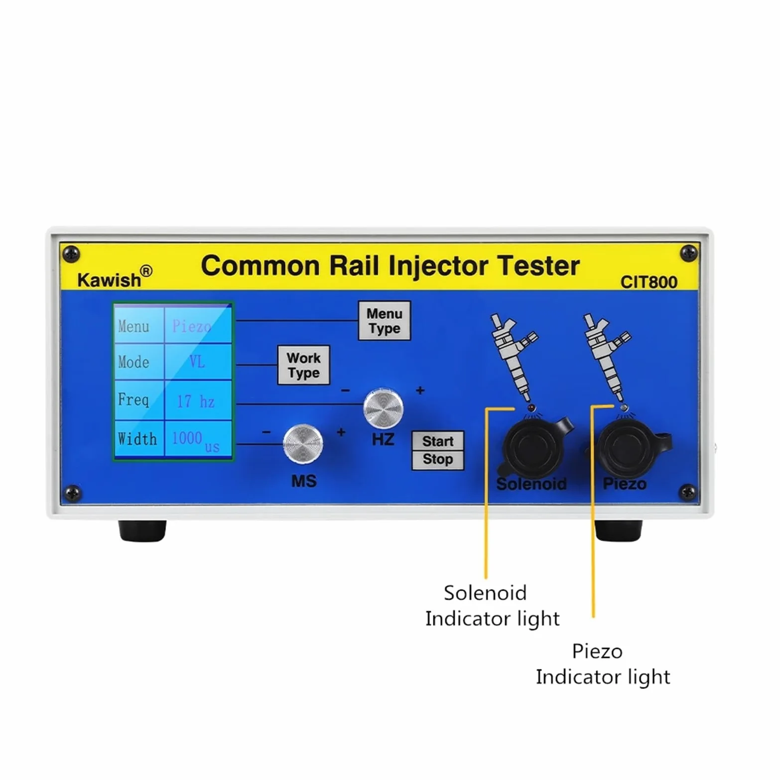 Probador de inyectores, Comprobador de inyectores Common Rail CIT800, comprobador de inyectores piezoeléctricos + Validador de inyectores S60H