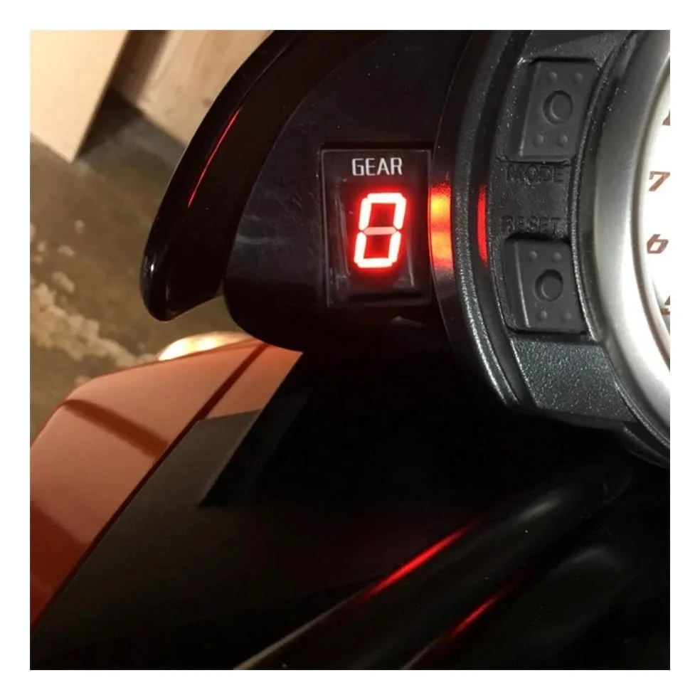 LUTFI Indicador de Marcha Motocicleta Indicador De Marchas De Velocidad De 1-6 Nivelesmotocicleta para GSF600 GSF650 GSF1200 para Bandit GSF 650 1200 XF650 SV650 TL1000S