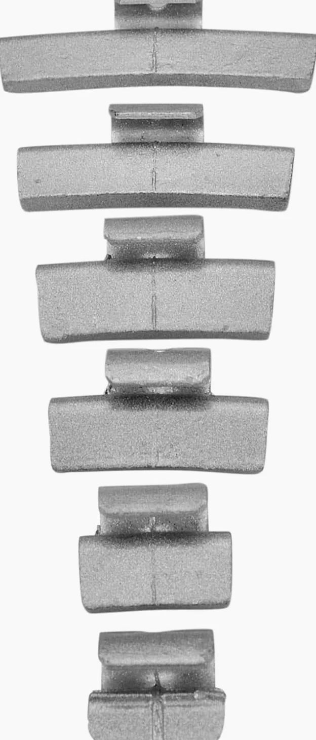 HASKYY 600 Pesos de Equilibrado de Percusión para Llantas de Aleación, Surtido de Contrapesos de Zinc de 5 g a 30 g, 100 Piezas por Medida | 600 Piezas, 6 Tamaños Incluidos, Para Llantas ALU, 100 Piezas por Peso, Surtido Completo