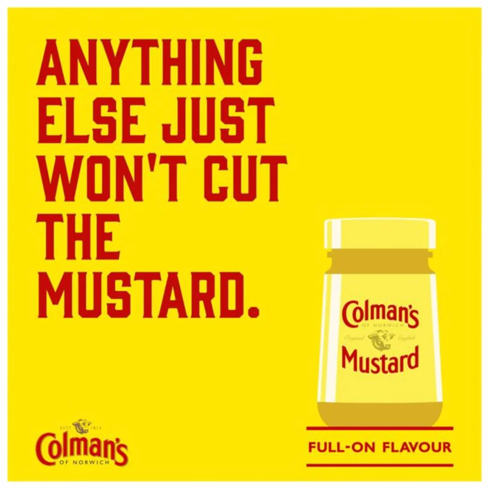 Colman's Original English Mustard 4 x 100 g