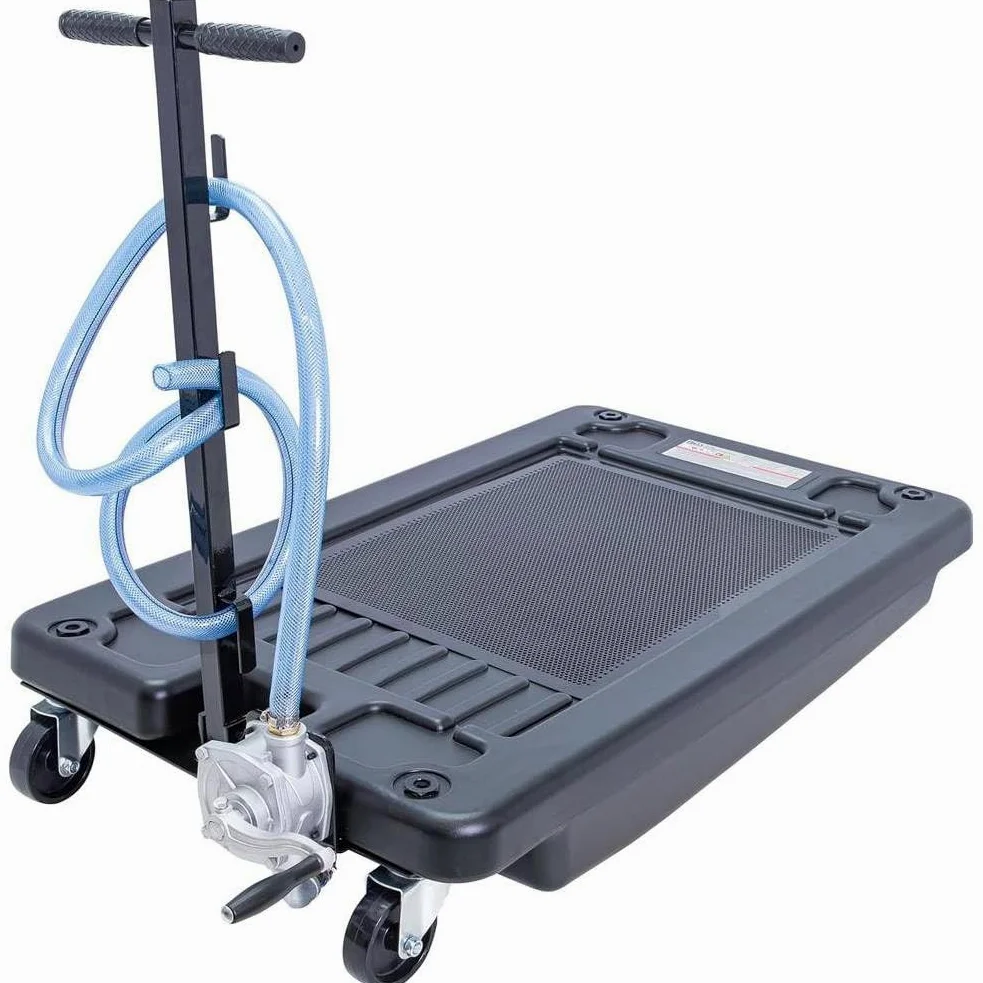 Recuperador de aceite 60 L, capacidad 60 L, 205 x 102,7 x 77 cm, resistente y práctico para taller - D-Work