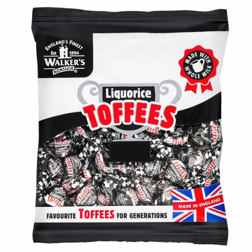 Walkers Nonsuch Toffees & Éclairs Surtido 1 kg Caramelos Masticables Premium de Regaliz Toffee Milk