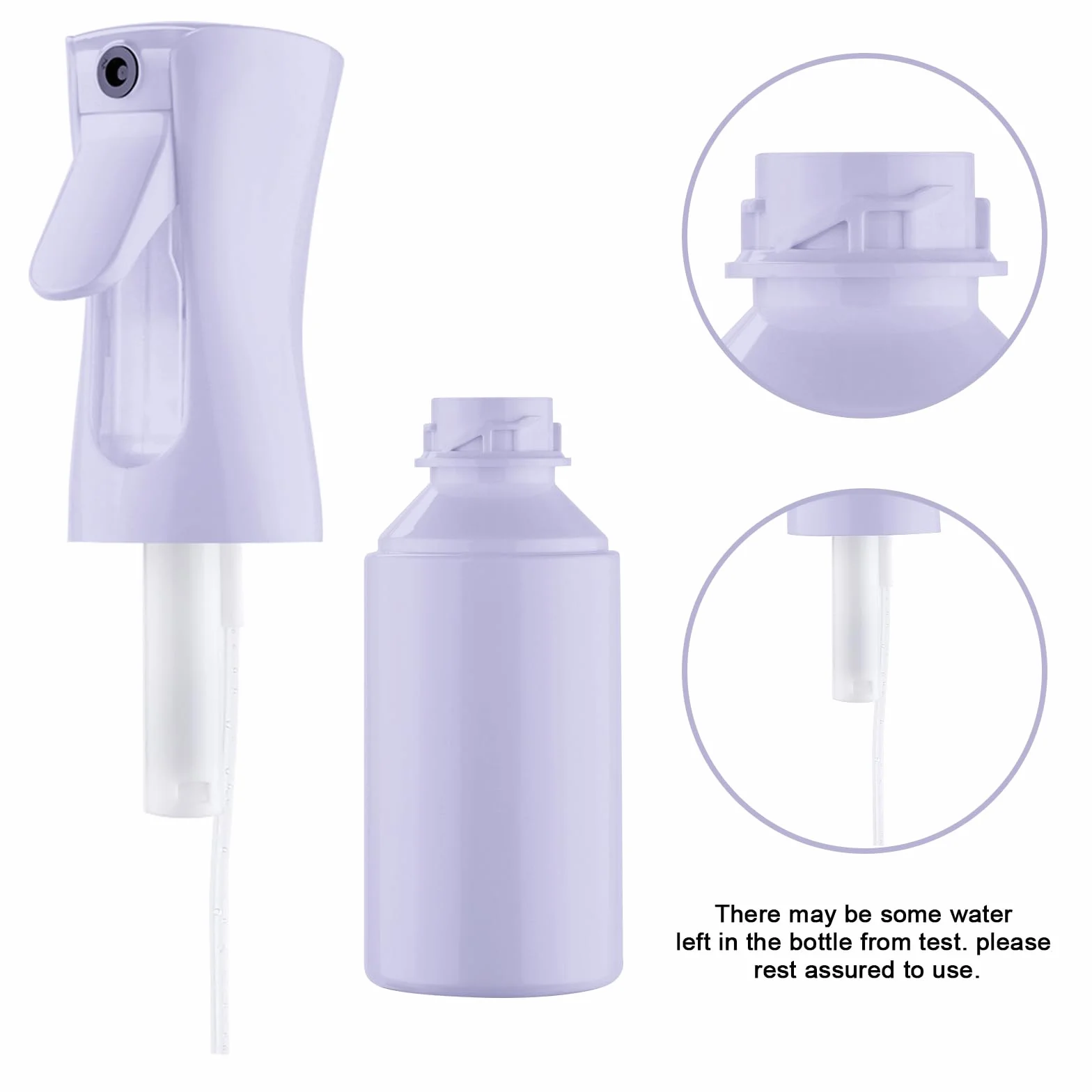 Vaporizador Agua Peluqueria 200ml Pulverizador Reutilizable Azul Claro Morado