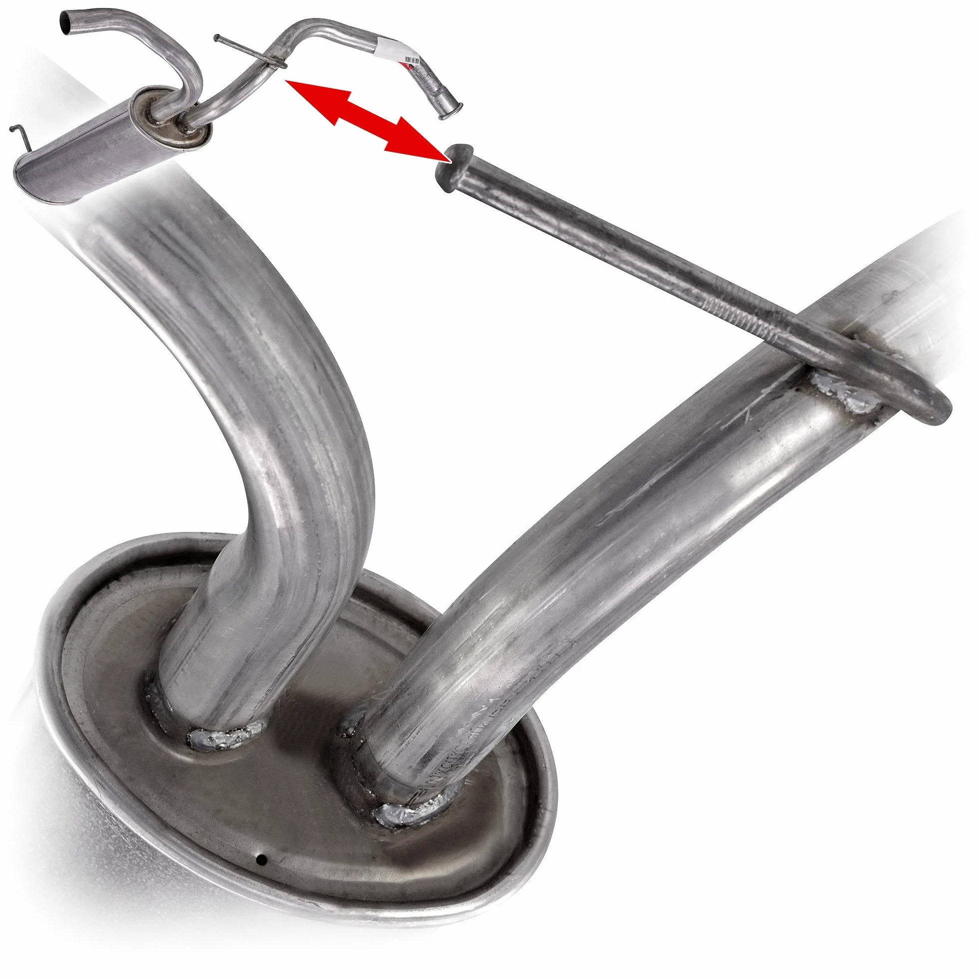 ATEC Germany 1x Silenciador trasero compatible con CITROËN C1 (PM_, PN_), PEUGEOT 107 (PM_, PN_), TOYOTA AYGO (_B1_)