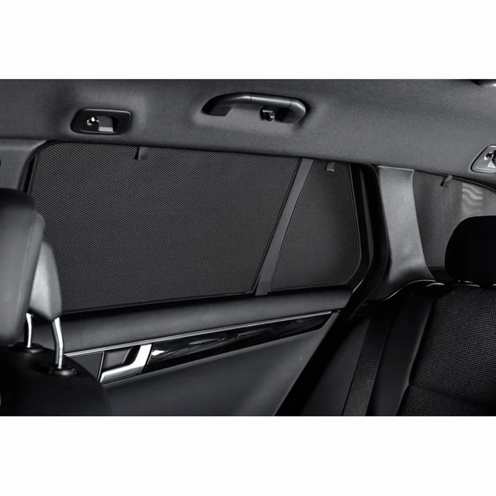 Juego de Car Shades (Puertas traseras) Compatible con Skoda Kodiaq II (PS7) 2024- (2-Partes) cortinillas Parasol a Medida