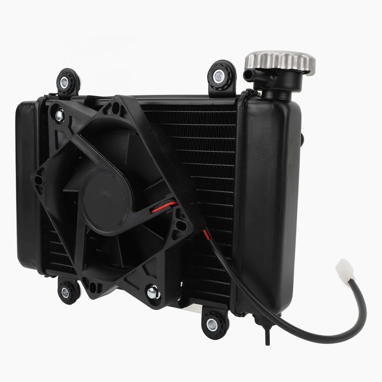 Enfriador del Radiador Enfriado por Agua, Ventilador de Radiador de 270 mm para Pit Quad Dirt ATV