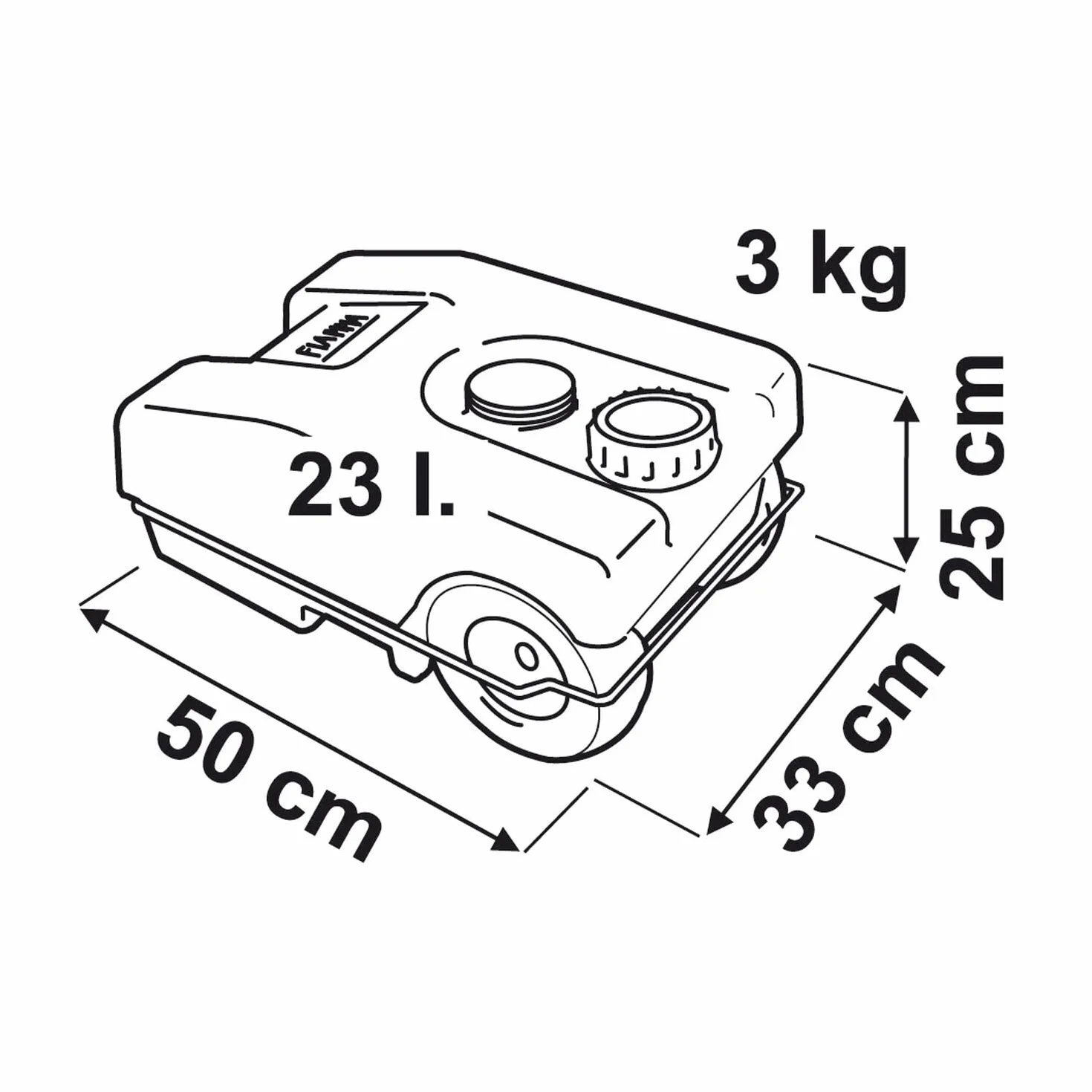 Fiamma Roll Tank 23 Waste