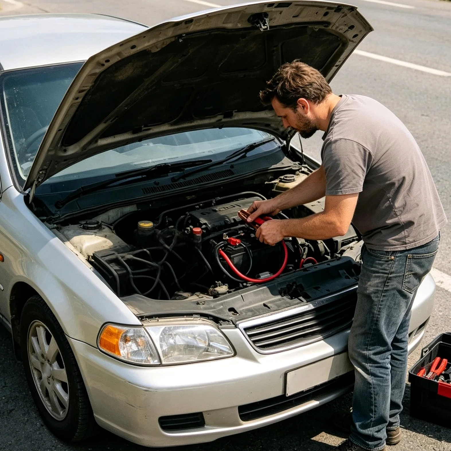 Cables de arranque para batería de coche 20 Piezas De Repuesto Pinzas Y | Cables De Refuerzo De Batería De Automóvil Para Automóvil Coche Sedán SUV Pickup Camión R