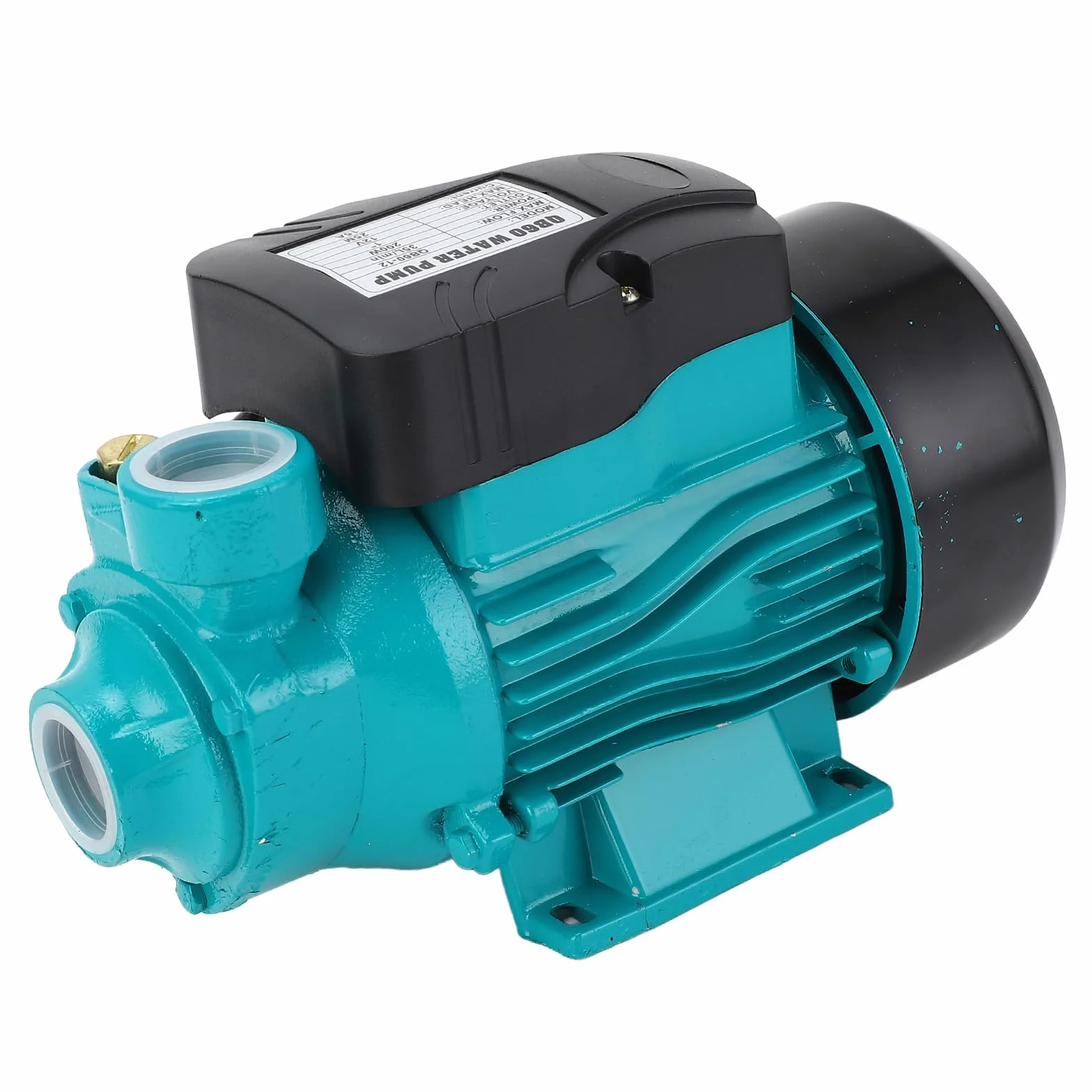 KIMISS Solar DC Pump 200W 3200RPM Auto 35 Lpm Levantamiento Alto 25m Bomba de Agua para Riego y Uso Doméstico (DC12V)