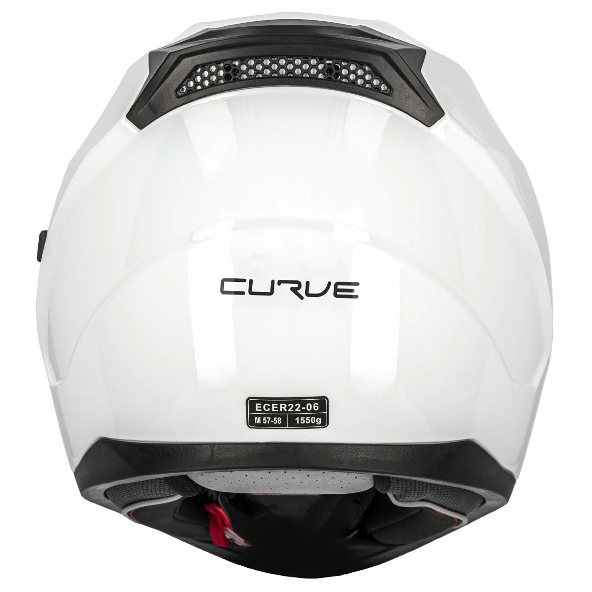 Curve Casco Integral para Moto, Lead, Material Resina ABS termoplástica, Sistema de ventilación, Visor Solar Ahumado, Cierre micrométrico, Adultos, Hombre y Mujer, ECE 22.06